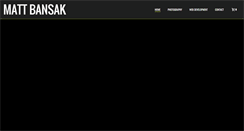 Desktop Screenshot of mattbansak.com