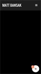 Mobile Screenshot of mattbansak.com